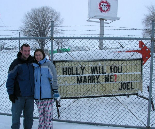 Holly, will you marry me? -Joel